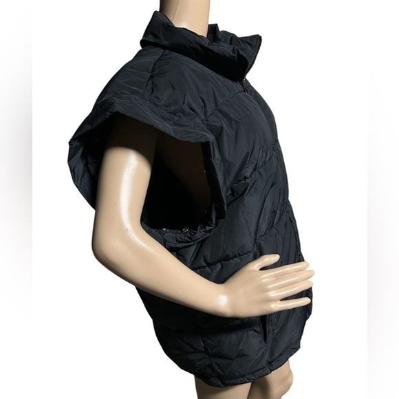 WeWoreWhat Snap Off Puffer Jacket/Vest Gorpcore Preppy Outdoor Cabin Women L EUC - Picture 9 of 15